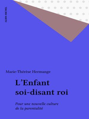 cover image of L'Enfant soi-disant roi